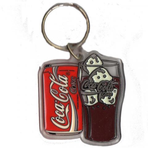 Coca-Cola -  - Coca-Cola - Groupe Christian Duboscq - porte-clés - canette et bouteille