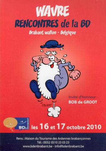 LÉONARD -  - Léonard - Wavre, rencontres de la BD Brabant wallon Belgique - 16-17/10/2010 - carte postale