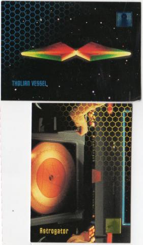 Star Trek -  - Star Trek - SkyBox - Trading Cards - #16 Tholian Vessel/#58 Astrogator - lot de 2