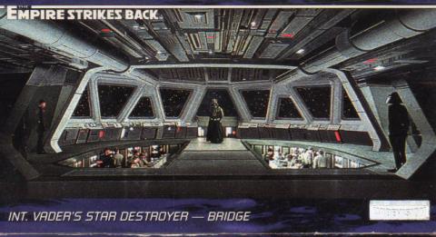 Star Wars - images -  - Star Wars - Topps - Empire Strikes Back - Widevision - #138 Int. Vader's Star Destroyer - Bridge