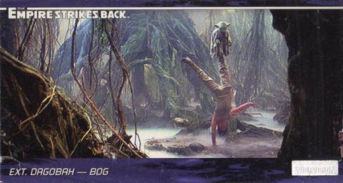 Star Wars - images -  - Star Wars - Topps - Empire Strikes Back - Widevision - #77 Ext. Dagobah - Bog