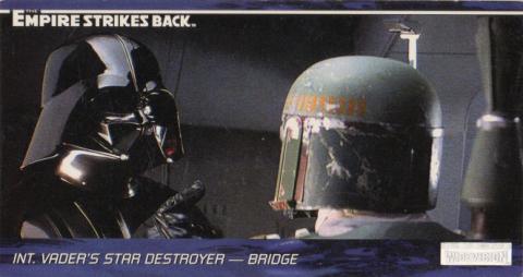 Star Wars - images -  - Star Wars - Topps - Empire Strikes Back - Widevision - #72 Int. Vader's Star Destroyer - Bridge