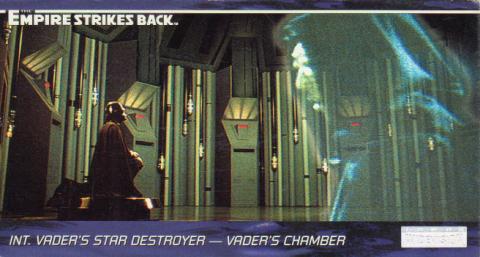 Star Wars - images -  - Star Wars - Topps - Empire Strikes Back - Widevision - #59 Int. Vader's Star Destroyer - Vader's Chamber