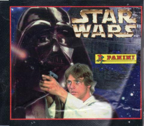 Star Wars - images -  - Star Wars - Panini - 1996 - pochette vide - Darth Vader/Luke Skywalker