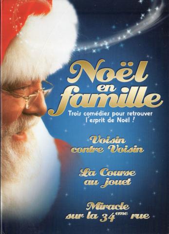 Video - Filme -  - Noël en famille - Voisin contre Voisin/La Course au jouet/Miracle sur la 34ème rue - Coffret 3 DVD