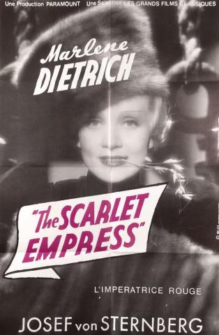 Kino -  - Josef von Sternberg - Marlene Dietrich - The Scarlet Empress / L'Impératrice rouge - 1984 - Affiche de cinéma - 76 x 118 cm