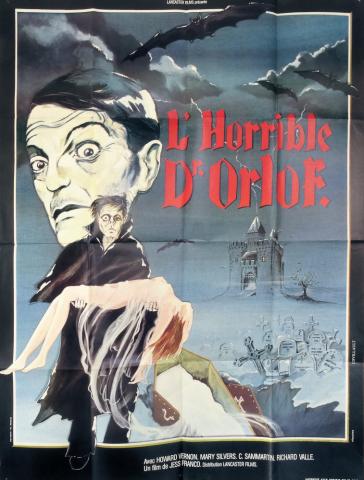 Science Fiction/Fantasy - Film -  - Jesús Franco - L'Horrible Dr. Orloff - Affiche de cinéma - 115 x 158 cm