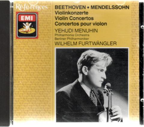 Audio/Video- Klassische Musik -  - Beethoven/Mendelssohn - Concertos pour violon - Wilhelm Furtwängler, Philarmonia Orchestra/Berliner Philarmoniker, Yehudi Menuhin - CD 7697992