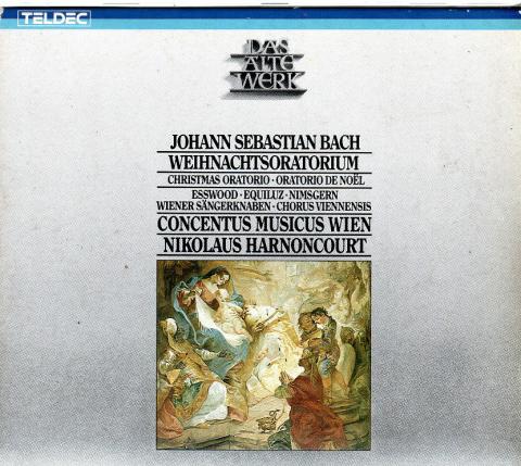 Audio/Video- Klassische Musik - BACH - Bach - Oratorio de Noël - Nikolaus Harnoncourt, Concentus Musicus Wien, Wienr Sängerknaben - Coffret 3 CD 8.35022 Z