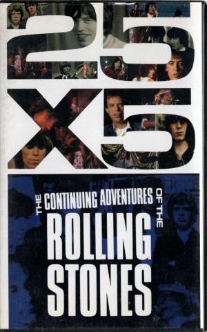 Audio/Video - Pop, Rock, Jazz -  - The Rolling Stones - 25 x 5: The Continuing Adventures of the Rolling Stones - Cassette VHS 49027-2