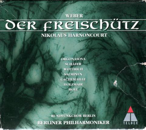 Audio/Video- Klassische Musik - WEBER - Weber - Der Freischütz - Nilolaus Harnoncourt, Berliner Philarmoniker, Rundfunkchor Berlin - 2 CD 4509-97758-2