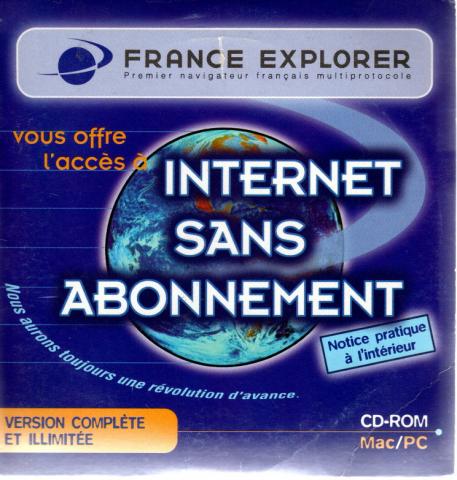 Kollektionen, Creative Leisure, Model -  - France Explorer vous offre l'accès à Internet sans abonnement - CD-rom d'installation