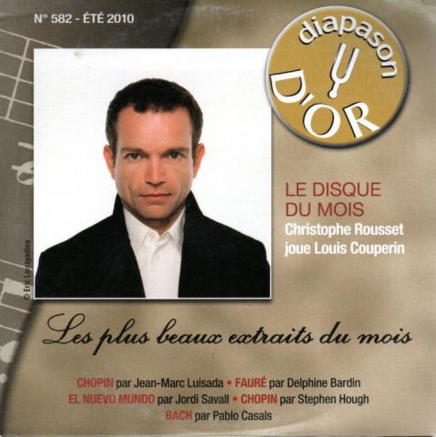 Audio/Video- Klassische Musik -  - Diapason d'Or n° 582 - été 2010 - Le disque du mois : Christophe Rousset joue Louis Couperin - CD