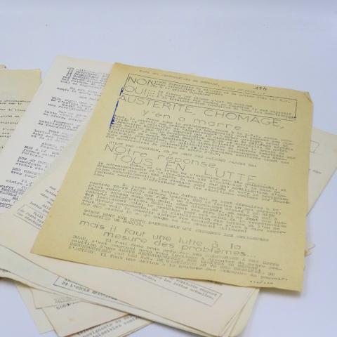 L'École Émancipée -  - L'École Émancipée - Groupe départemental 35 (GD 35) - Archives : ensemble de tracts et documents des années 70 à 80