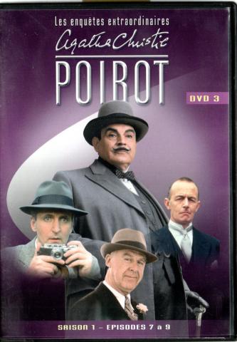 Video - Series und Animationen -  - Agatha Christie, Les Enquêtes extraordinaires - Poirot - DVD 3 - Saison 1 - Épisodes 7 à 9 Mystère en mer/Vol au château/Le roi de trèfle