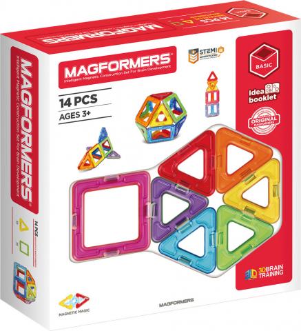 Magformers - Basic Set 14 pièces (Blanc)