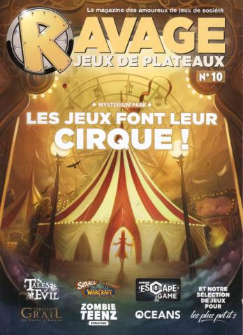 Ravage Jeux de Plateau n° 10 - décembre 2020 - Mysterium Park/Les jeux font leur cirque !