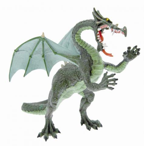Plastoy Figurinen - Drachen N° 60445 - Großer grüner Drache