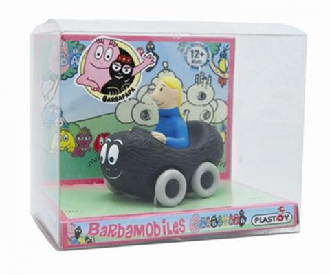 Plastoy Figurinen - Barbapapa N° 80603 - Barbouille Wagen und Claudine (box)