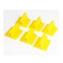 Pfand- oder Kartenhalter mit Clip 17 x 19 x 10 mm Farbe : Gelb