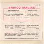Pathé Marconi/EMI - Enrico Macias - J'appelle le Soleil/Mon cœur d'attache/La part du pauvre/J'en ai plein mon cœur des souvenirs - Pathé EG 901 - disque vinyle 45 tours EP