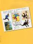La Poste - Tintin - La Poste - guirlande promotionnelle - 5 feuillets recto-verso 19 x 27 cm