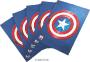 Gamegenic - Marvel Champions JCE - 50 sleeves Captain America 66 x 91 mm (Standard)