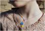 Pixi bijoux - Barbapapa - Farbe Herzen silbernen Halskette