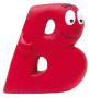 Spiele für Kinder und Lernspiele - Lernspiele und Spielzeuge N° 65902 - Alphabet der Barbapapa - Buchstabe B Barbidur