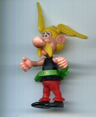 Uderzo (Asterix) - Kinder - Albert UDERZO - Astérix - Kinder 1990 - 01 - K91n1 - Astérix debout baluchon (sans le baluchon)