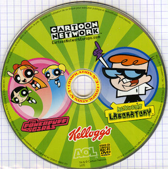 Video - Misc. -  - Cartoon Network - 3 - The Powerpuff Girls/Dexter's Laboratory - DVD promotionnel Kellogg's/AOL