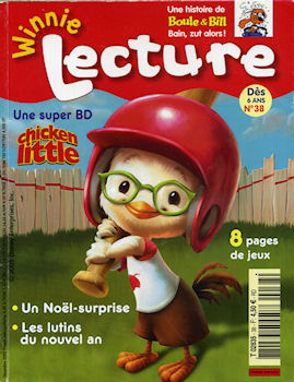 Winnie Lecture n° 38 -  - Winnie lecture n° 38 - Un Noël surprise/Les Lutins du nouvel an/Chicken Little (BD)/Boule et Bill : Bain, zut alors !