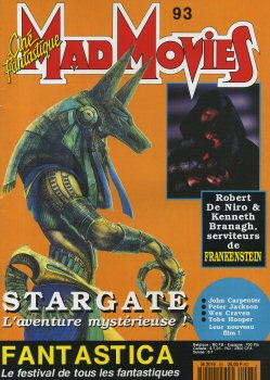 MAD MOVIES n° 93 -  - Mad Movies n° 93 - Stargate/Frankenstein (Branagh)/Fantastica