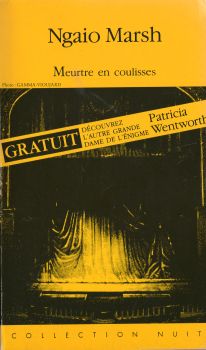 EDIMAIL Collection Nuit - Ngaio MARSH/Patricia WENTWORTH - Meurtre en coulisses/Le Chemin de la falaise