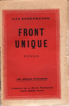 La Revue Française - Ilya EHRENBOURG - Front unique