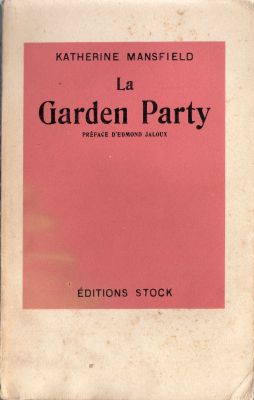 Stock - Katherine MANSFIELD - La Garden Party et autres histoires