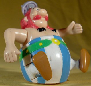 Uderzo (Asterix) - Advertising - Albert UDERZO - Astérix - McDonald's Happy Meal - 1994 - Obélix figurine à friction