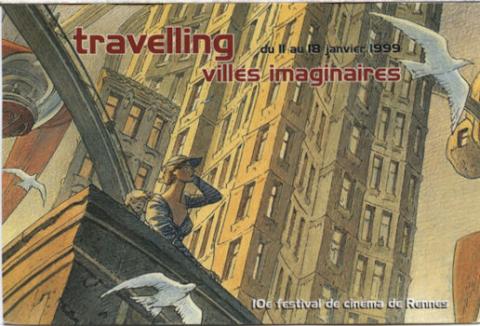 Schuiten - François SCHUITEN - Schuiten - Travelling - Villes imaginaires - 10ème festival de cinéma de Rennes - carte postale