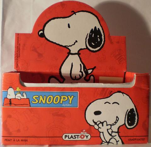 PEANUTS - Charles M. SCHULZ - Snoopy - Plastoy - boîte présentoir carton vide pour présentation de la collection Snoopy
