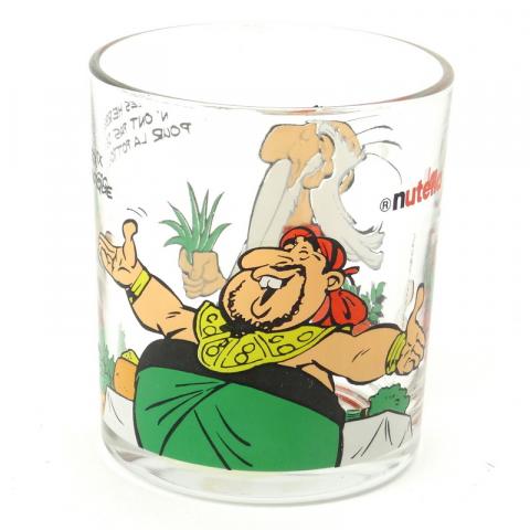 Uderzo (Asterix) - Bédévitrophilie - Albert UDERZO - Astérix - Nutella - verre 99-A-3 - Panoramix et Epidemaïs - Les herbes n'ont pas de prix pour la potion magique