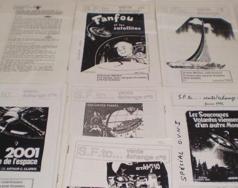 Sci-Fi/Fantasy - Various documents -  - Lot de 7 catalogues de vente de collectionneur - Sf.tc... 1993-1996