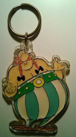 Uderzo (Asterix) - Various documents & objects - Albert UDERZO - Astérix - Bliss-Brabo 1989 - porte-clés Obélix - 9 cm