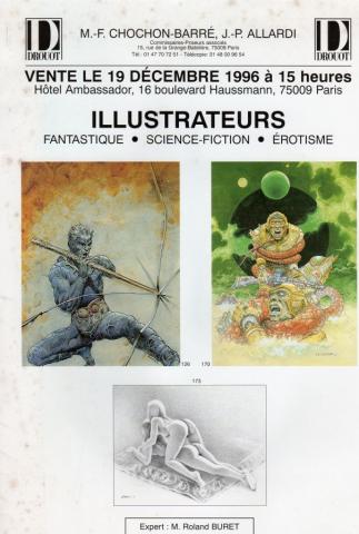 Sci-Fi/Fantasy - Various documents -  - Drouot - Illustrateurs fantastique, science-fiction, érotisme - vente du 19/12/1996