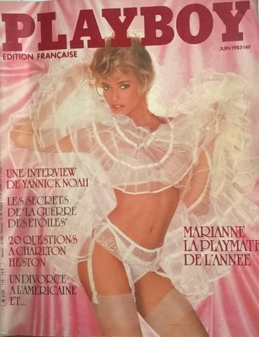 PLAYBOY (édition française) n° 115 -  - Playboy n° 115 - juin 1983 - Yannick Noah/Les secrets de la Guerre des Étoiles/Charlton Heston/L'amour à contretemps (Robert Silverberg)