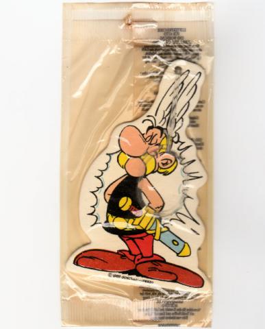 Uderzo (Asterix) - Advertising - Albert UDERZO - Astérix - Les Senteurs Magiques/Eliocell - plaquette désodorisant citron - Astérix