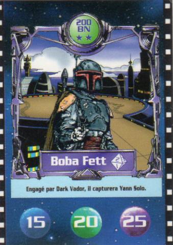 Star Wars - publicité - George LUCAS - Star Wars - BN - 1993 - Le Défi du Jedi - Boba Fett