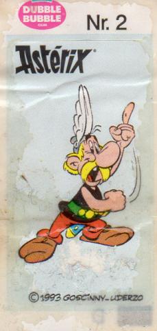Uderzo (Asterix) - Advertising - Albert UDERZO - Astérix - Fleer - Dubble Bubble Gum - 1993 - Sticker - Nr. 2 - Astérix