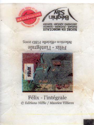 GIL JOURDAN - Maurice TILLIEUX - Tillieux - Béghin Say - BD sélection officielle 2005 - Félix, l'intégrale - enveloppe de sucre