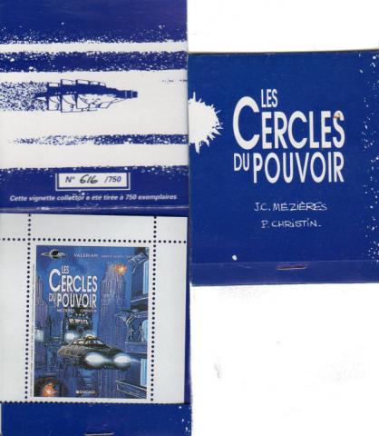Mézières (Documents & Collectibles) - Jean-Claude MÉZIÈRES - Mézières - Dargaud - Les Cercles du pouvoir - Vignette collector - Tirage limité 750 exemplaires
