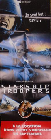 Sci-Fi/Fantasy Movie - Paul VERHOEVEN - Starship Troopers - affiche vidéoclub - 60 x 160 cm